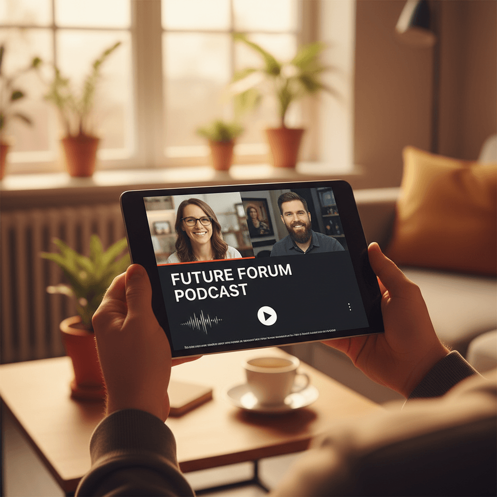 Video interview or podcast episode featuring campaign insights